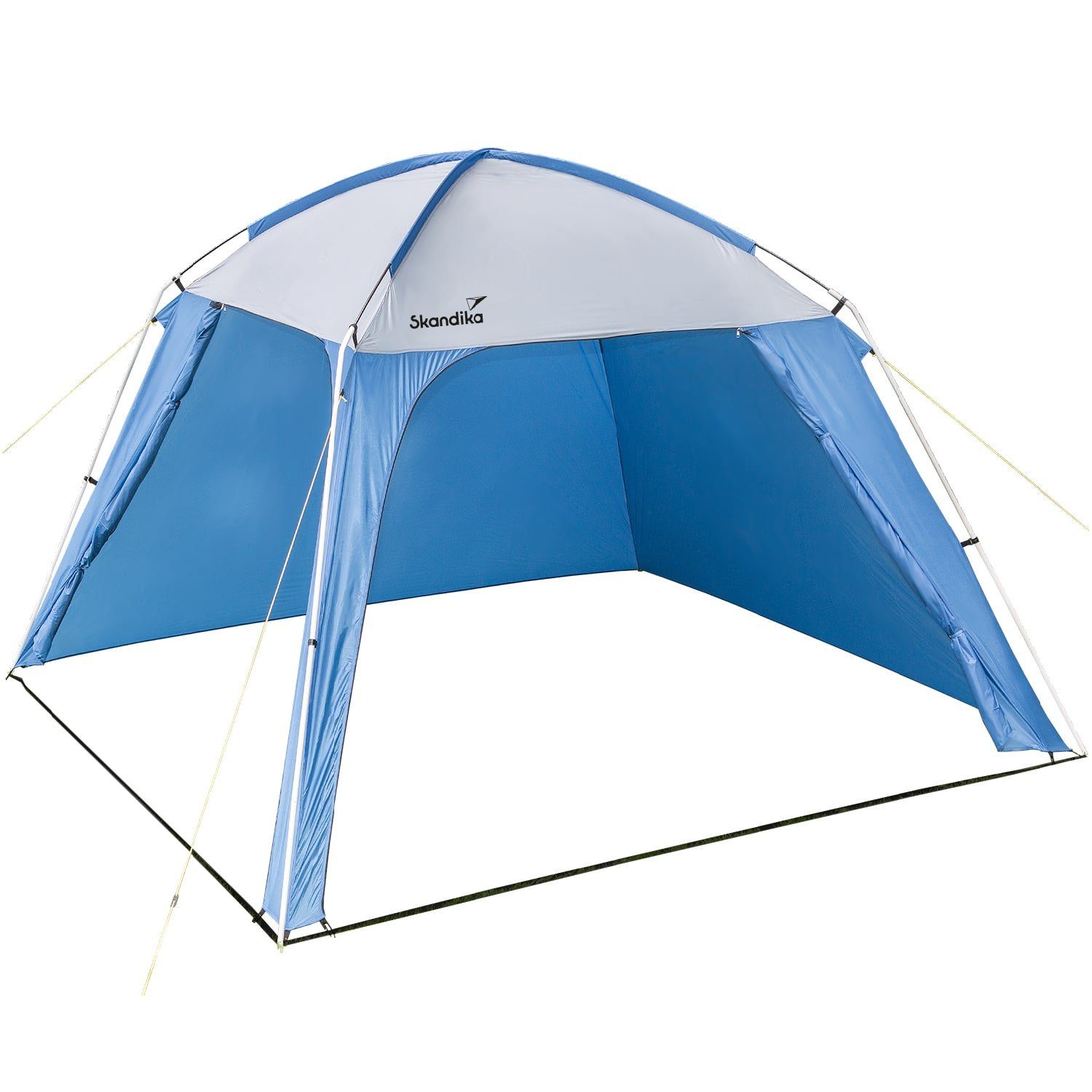 Skandika Pavillon Vorzelt für Camping oder Garten 3 x 3 m, Stehhöhe 2,1 m, integrierte Seitenwände, Sonnenschutz, Gartenzelt, Windschutz, Outdoor