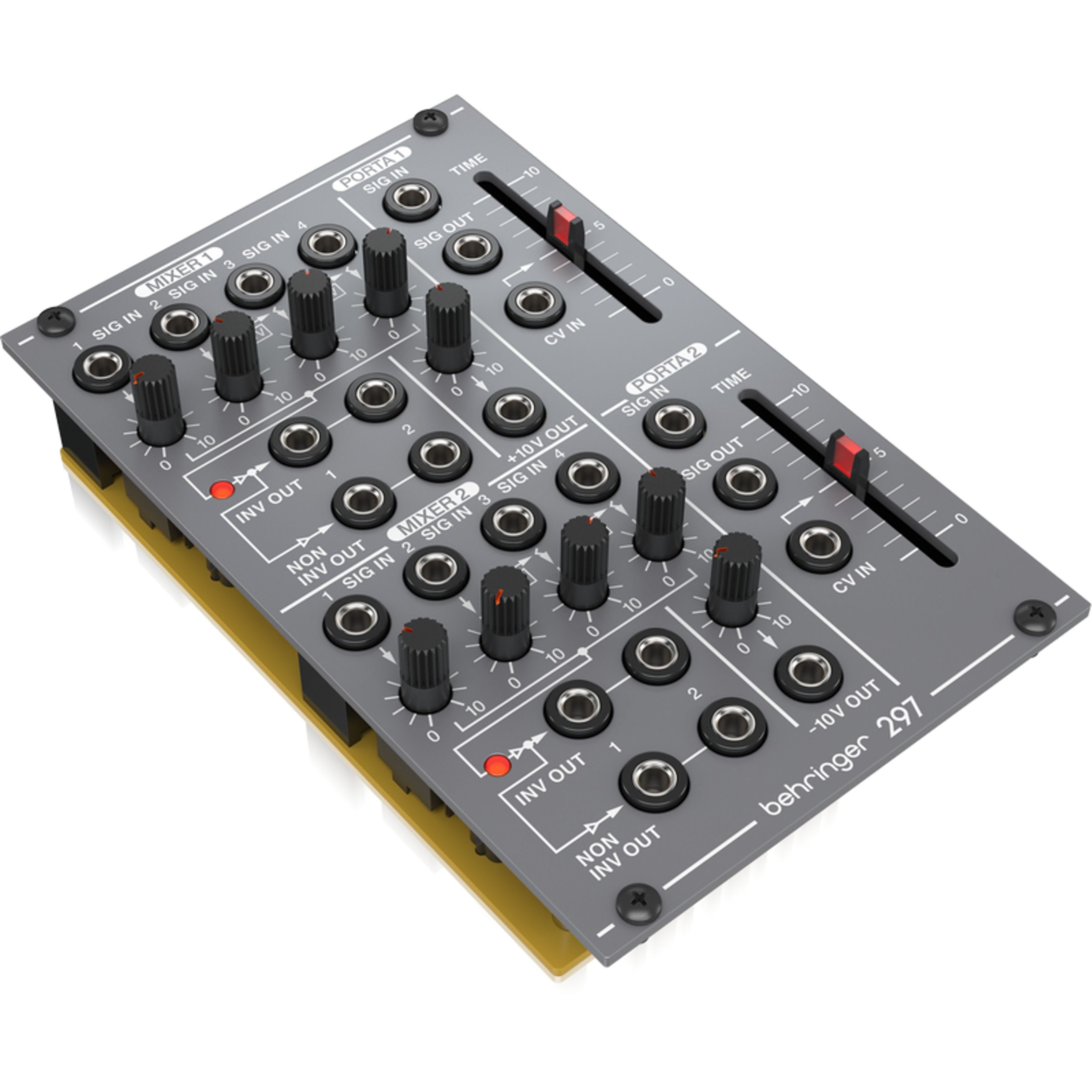Behringer Synthesizer (297 Portamento / CV-Mixer, Modular Synthesizer, Mixer-Module), 297 Portamento / CV-Mixer - Mixer Modular Synthesizer