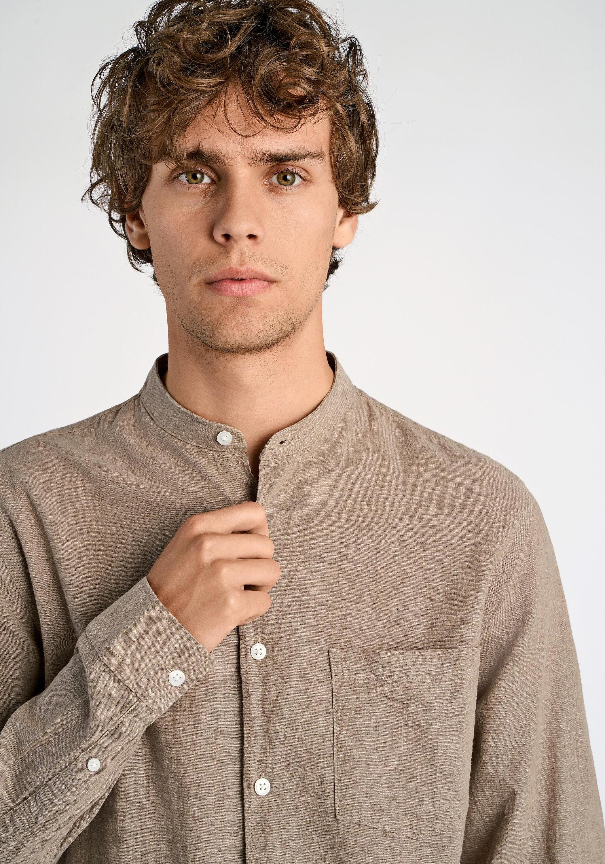 LINDBERGH Leinenhemd Leinenhemd Slim Fit