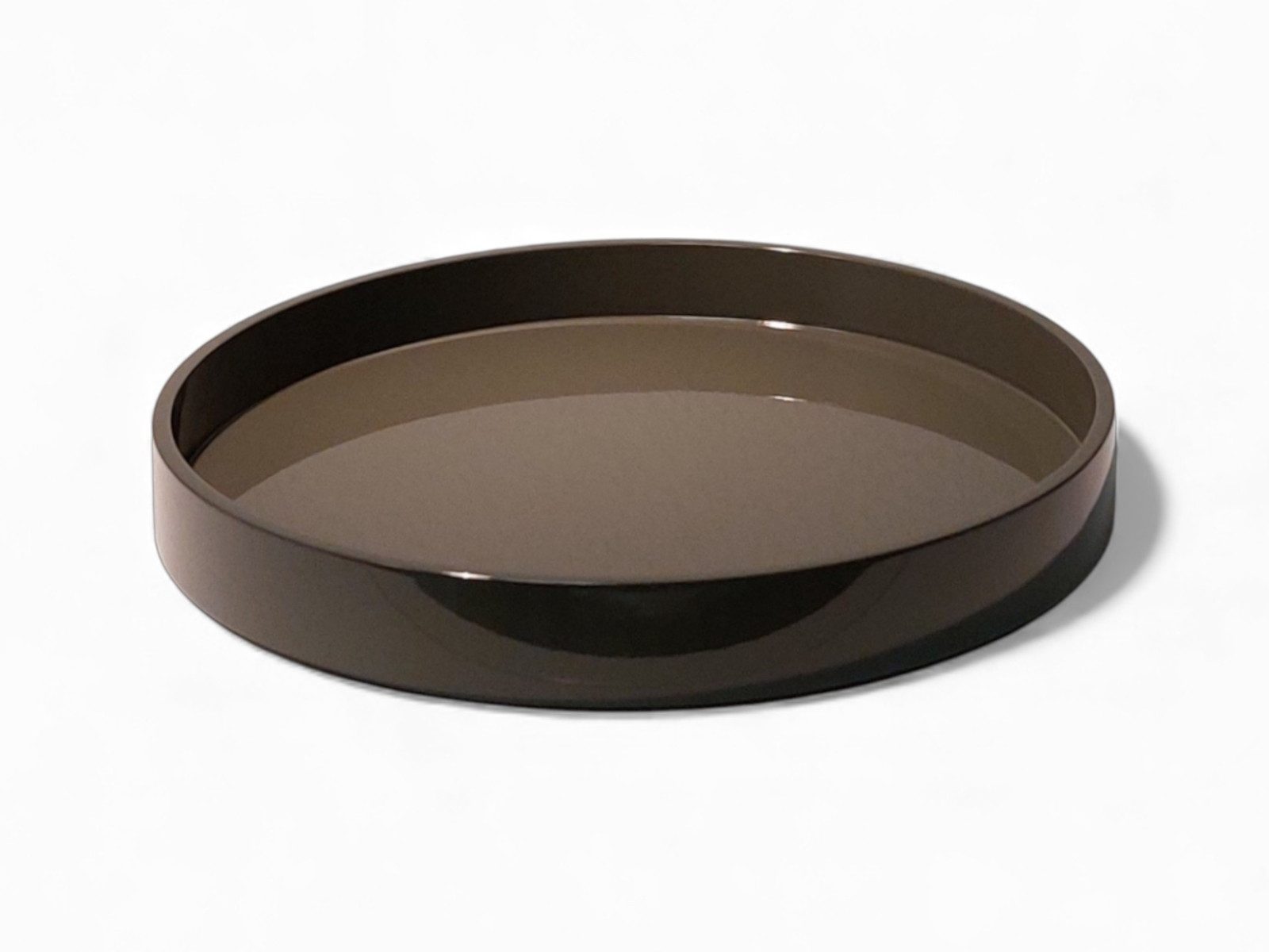 albert l. (punkt) Tablett Lacquer-Tablett grüngrau 30cm, MDF