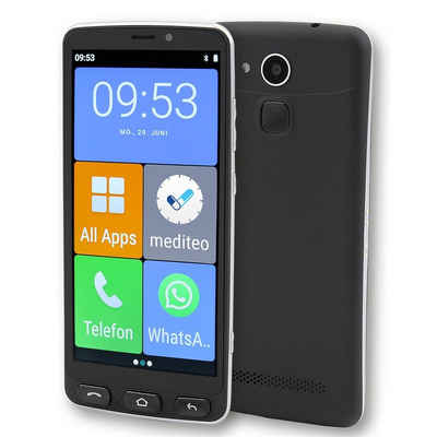 OLYMPIA OFFICE NEO schwarz 2286 Smartphone (5,5 Zoll, 2GB Speicher + 16GB, 8MP Kamera, 5MP Frontkamera)