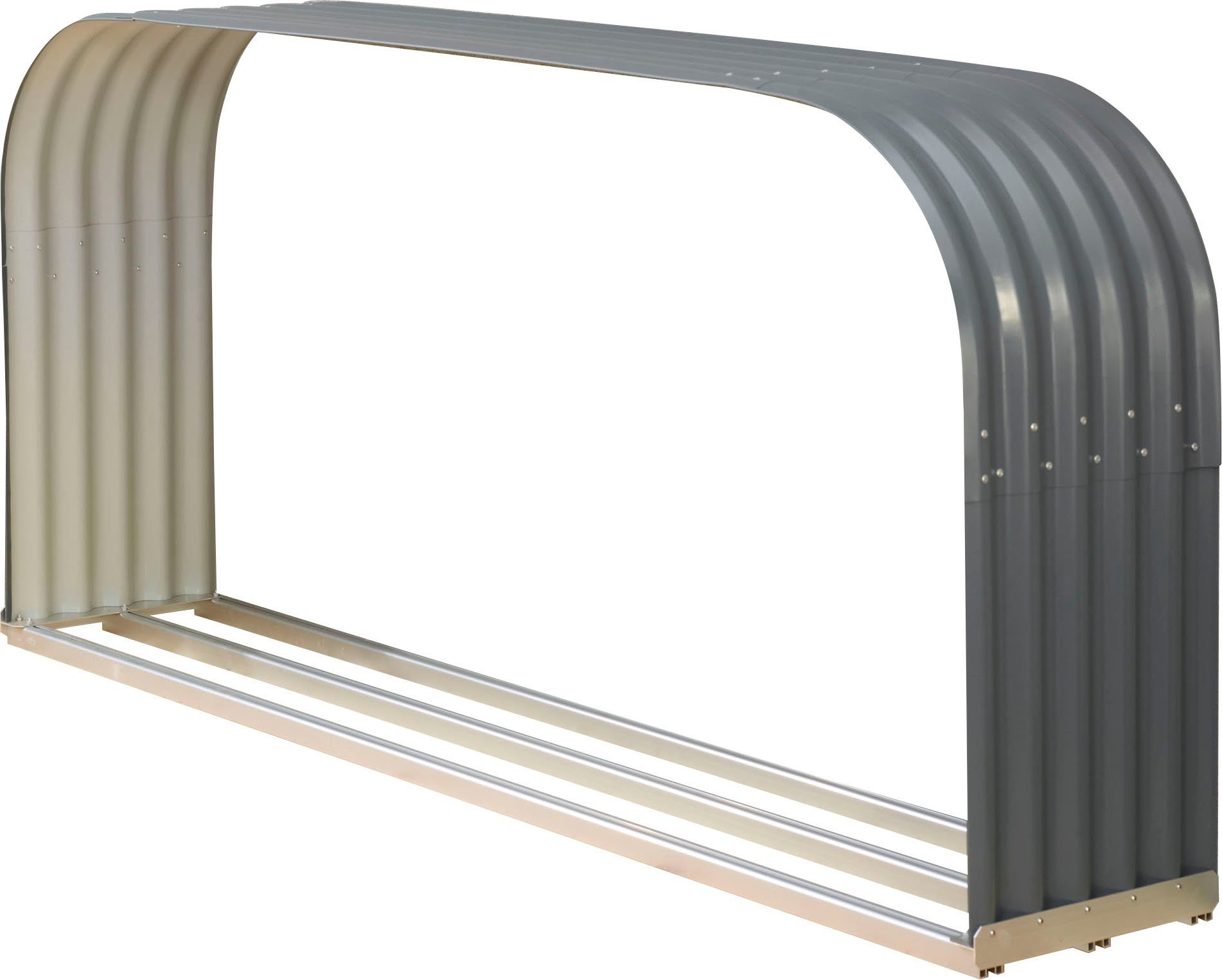 Vitavia Kaminholzregal Lignum 401, flach, BxTxH:209,6x40,1x99,8 cm, BxTxH: 210x40x100 cm