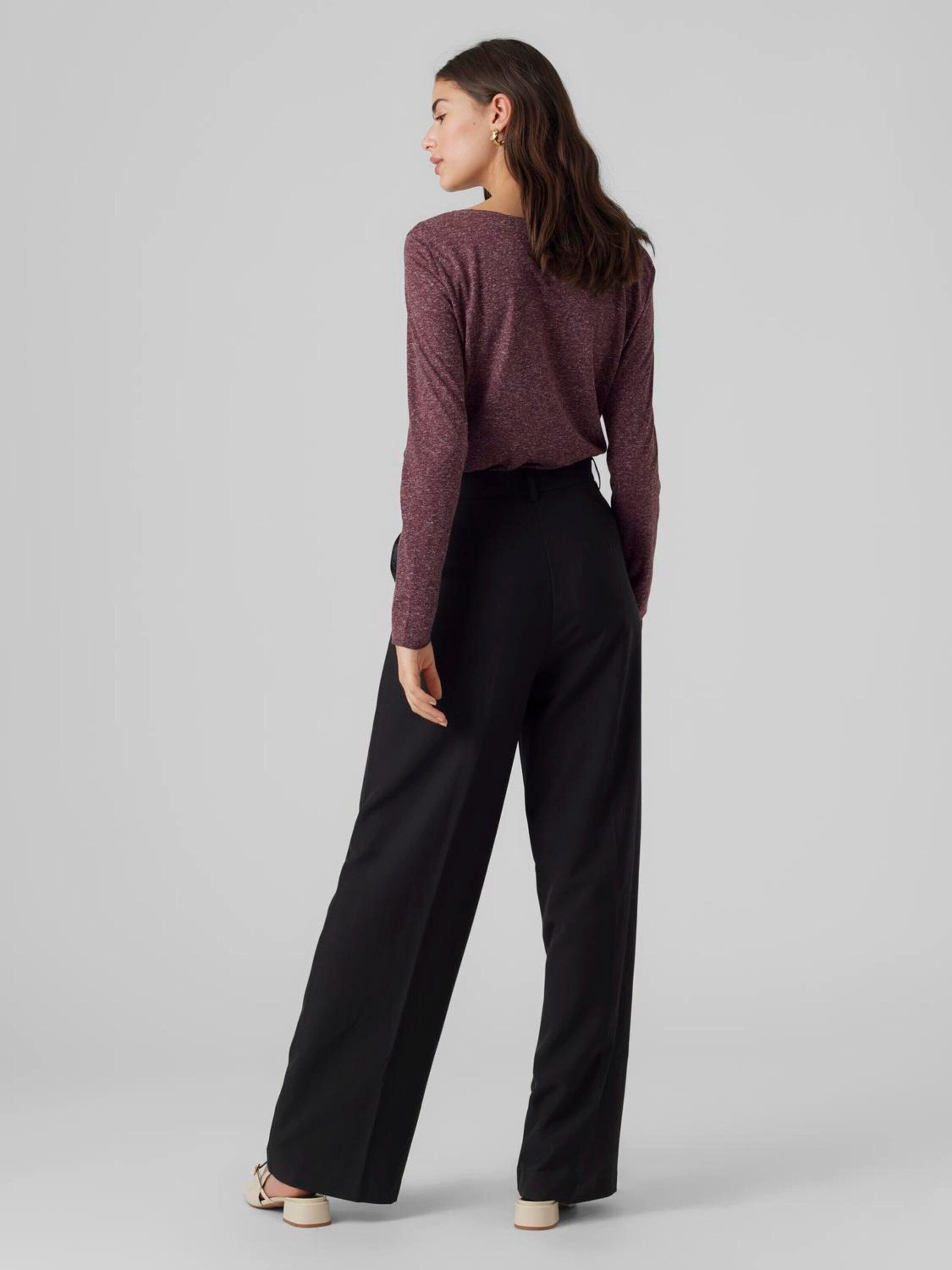 Vero Moda Langarmshirt (1-tlg) Plain/ohne Details