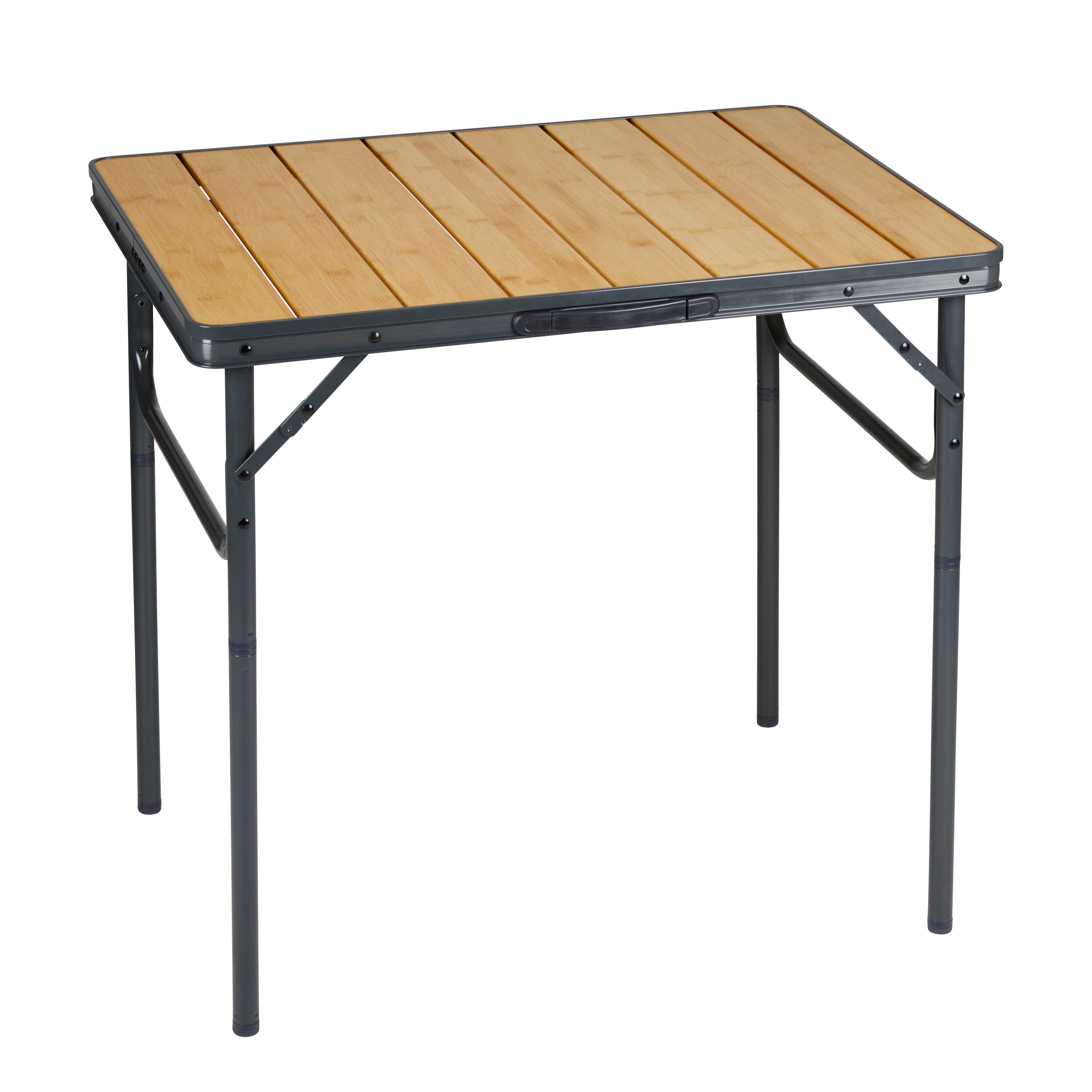 habeig Campingtisch Klappbar, 75x55cm, Höhenverstellbar 35-71cm, günstig online kaufen