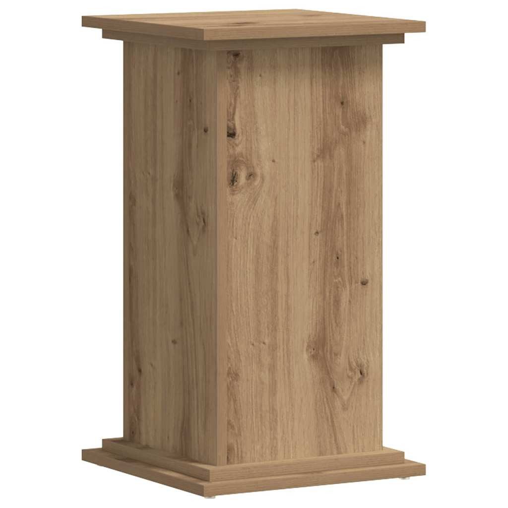 vidaXL Blumenständer Pflanzenständer Eiche 33 x 33 x 60 cm Holzwerkstoff (1 St) – Bild 4 von 5
