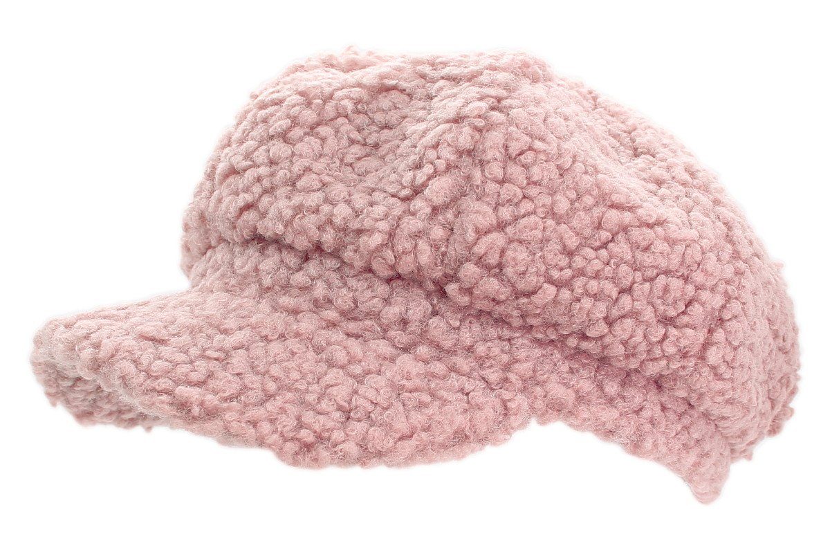 dy_mode Ballonmütze Schirmmütze Damen Unifarbe Ballonmütze Flauschige Kappe günstig online kaufen