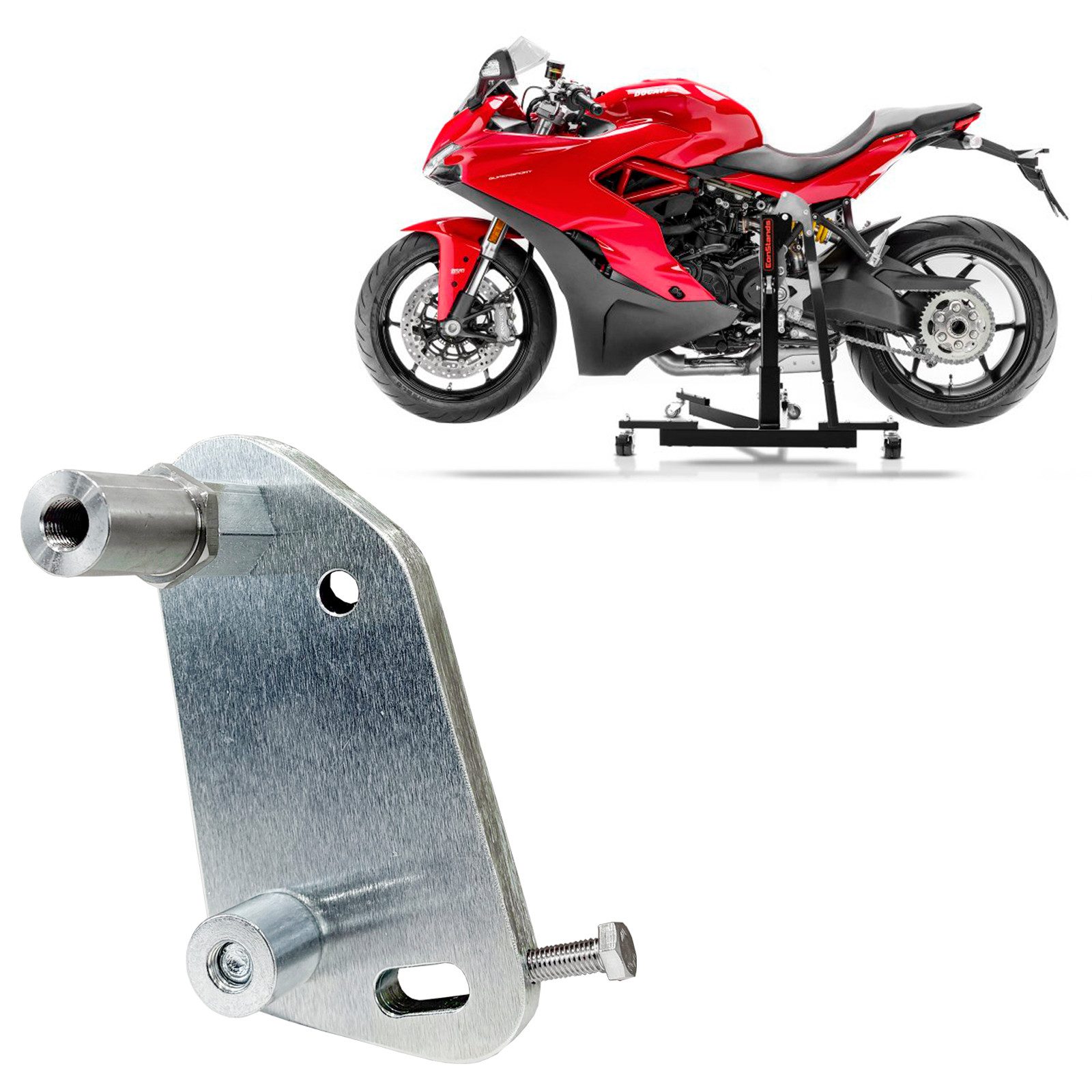 ConStands Motorradheber Adapterplatte # Power Classic / Evo für Ducati Supersport 950 / S 21-2