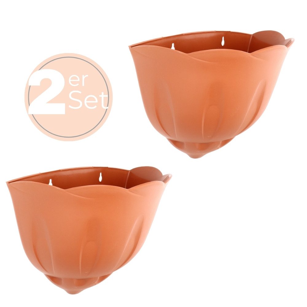 GarPet Blumentopf 2x Blumen Topf Wand günstig online kaufen