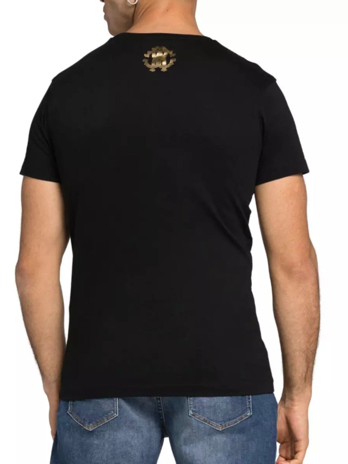 roberto cavalli T-Shirt Firenze RC Logo Slim Fit Shirt Haupt- und luxuriöseste Linie der Marke