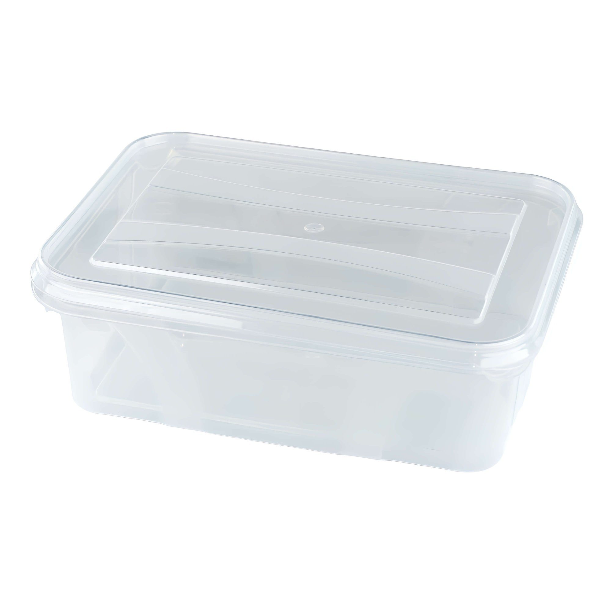 Logiplast Aufbewahrungsbox 10 Stück 2,1 L Volumen (Spar-Set, 10 Stück), lebensmittelecht, als Gefrierdose geeignet, spülmaschinenfest