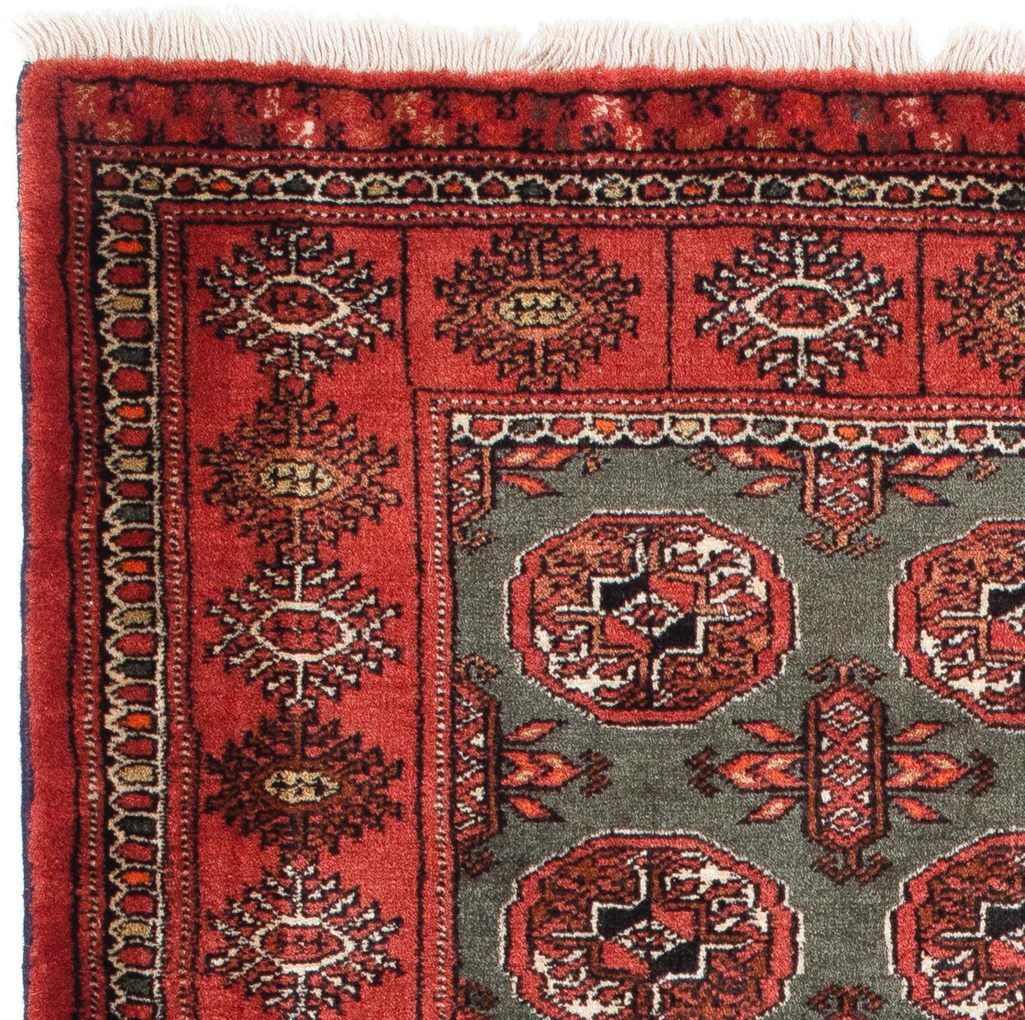 Orientteppich Belutsch - 158 Einzelstück Handgeknüpft, 8 rechteckig, morgenland, Höhe: mm, cm - grau, mit Wohnzimmer, 97 x Zertifikat