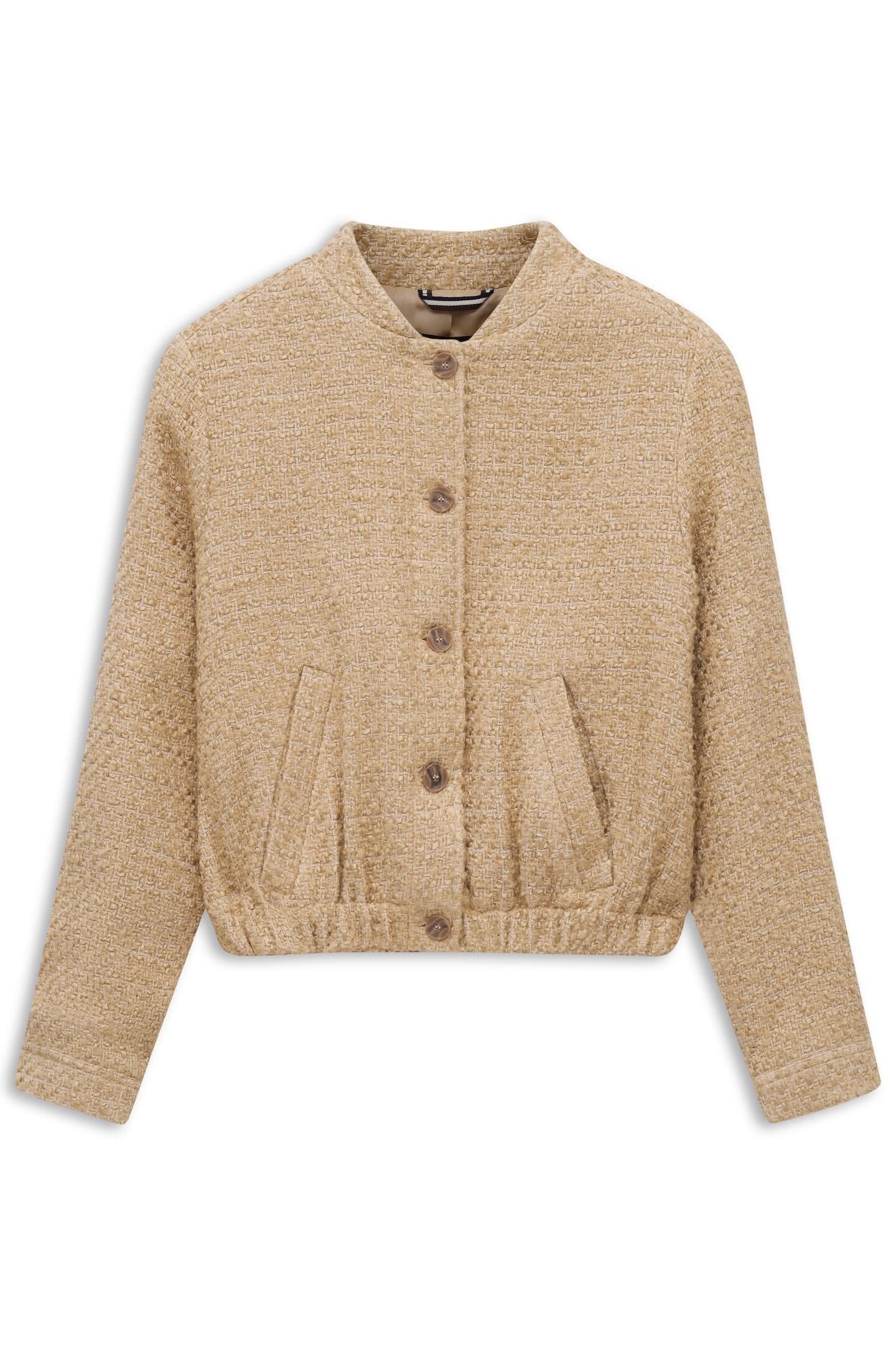 bugatti Kurzjacke Hochwertig Boucle in Blouson-Style