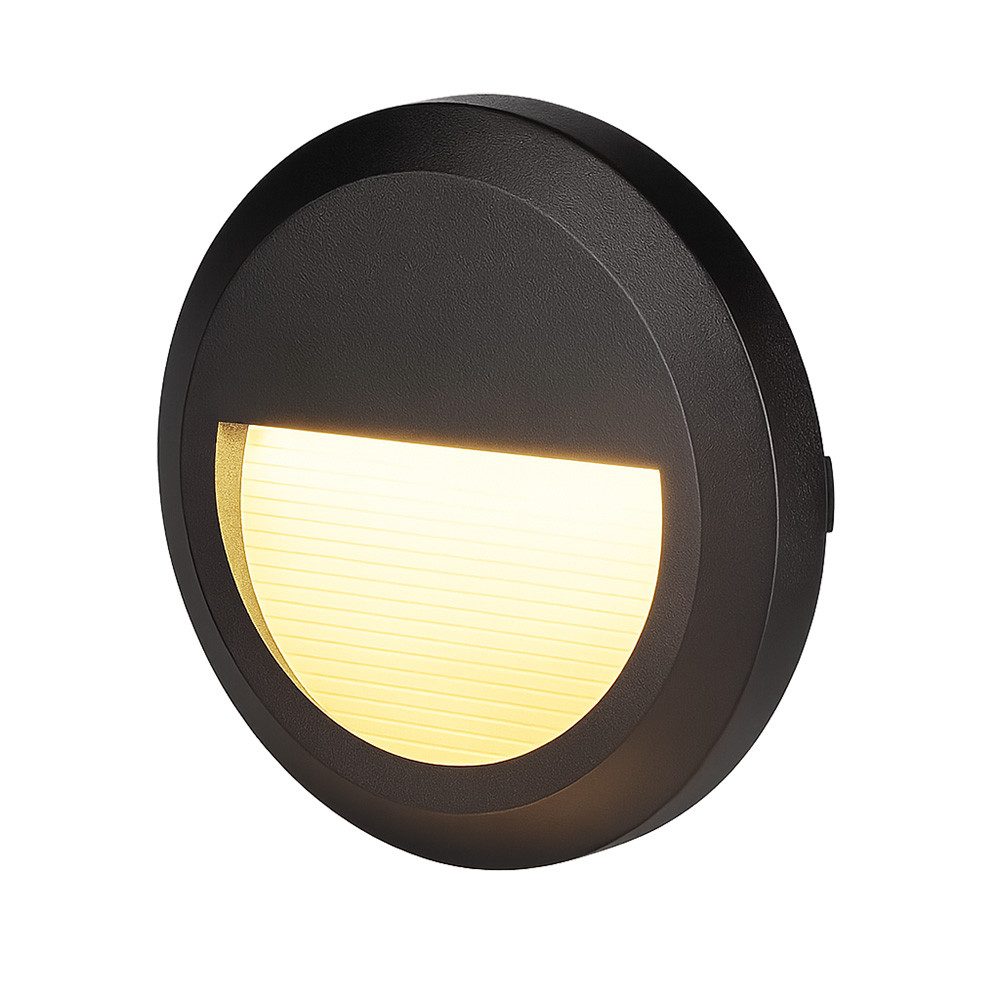 V-TAC LED Außen-Wandleuchte, LED-Leuchtmittel fest verbaut, Neutralweiß, Stufenleuchte Außenlampe Fassadenleuchte LED schwarz Treppenlicht IP65