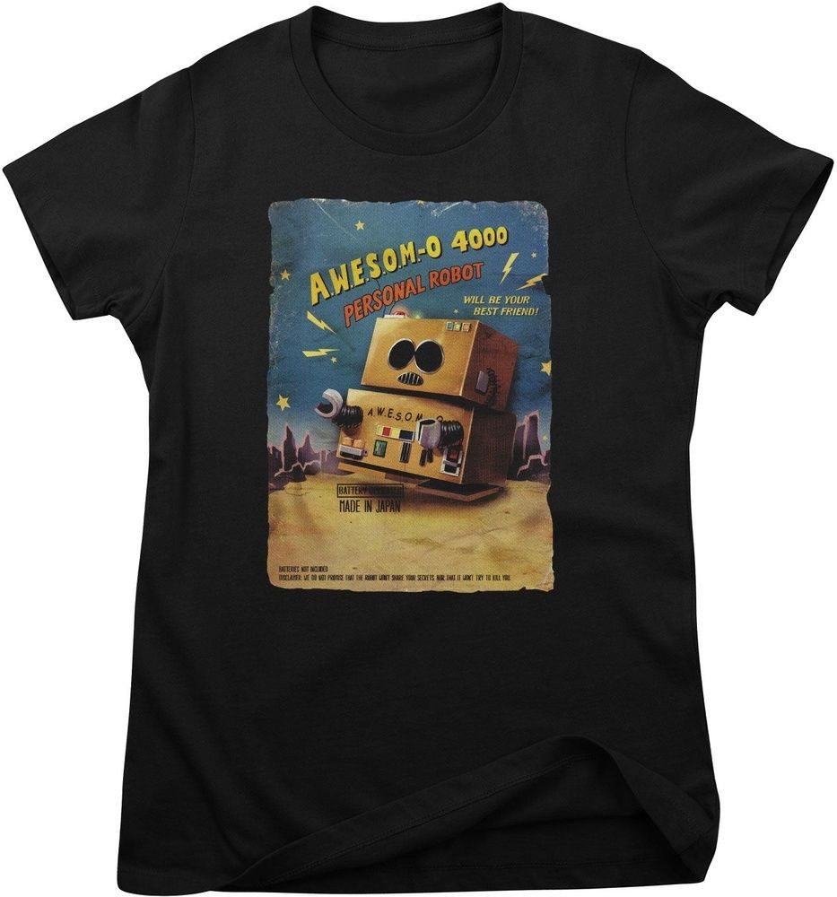 South Park T-Shirt A.W.E.S.O.M.-0 4000 Personal Robot Girly Tee