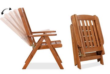 Konsimo Garten-Essgruppe ALCES Gartenmöbel-Set aus Massivholz, (2x Stuhl, 1x Tisch, 1x Sofa, 4-tlg), handgefertigt, Kiefernholz, FSC-zertifiziert, hergestellt in der EU