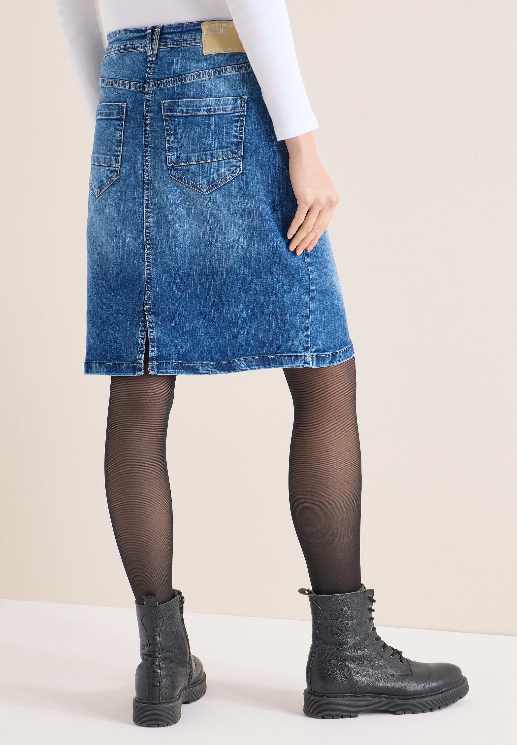 CECIL Jeansrock 5-Pocket-Style günstig online kaufen