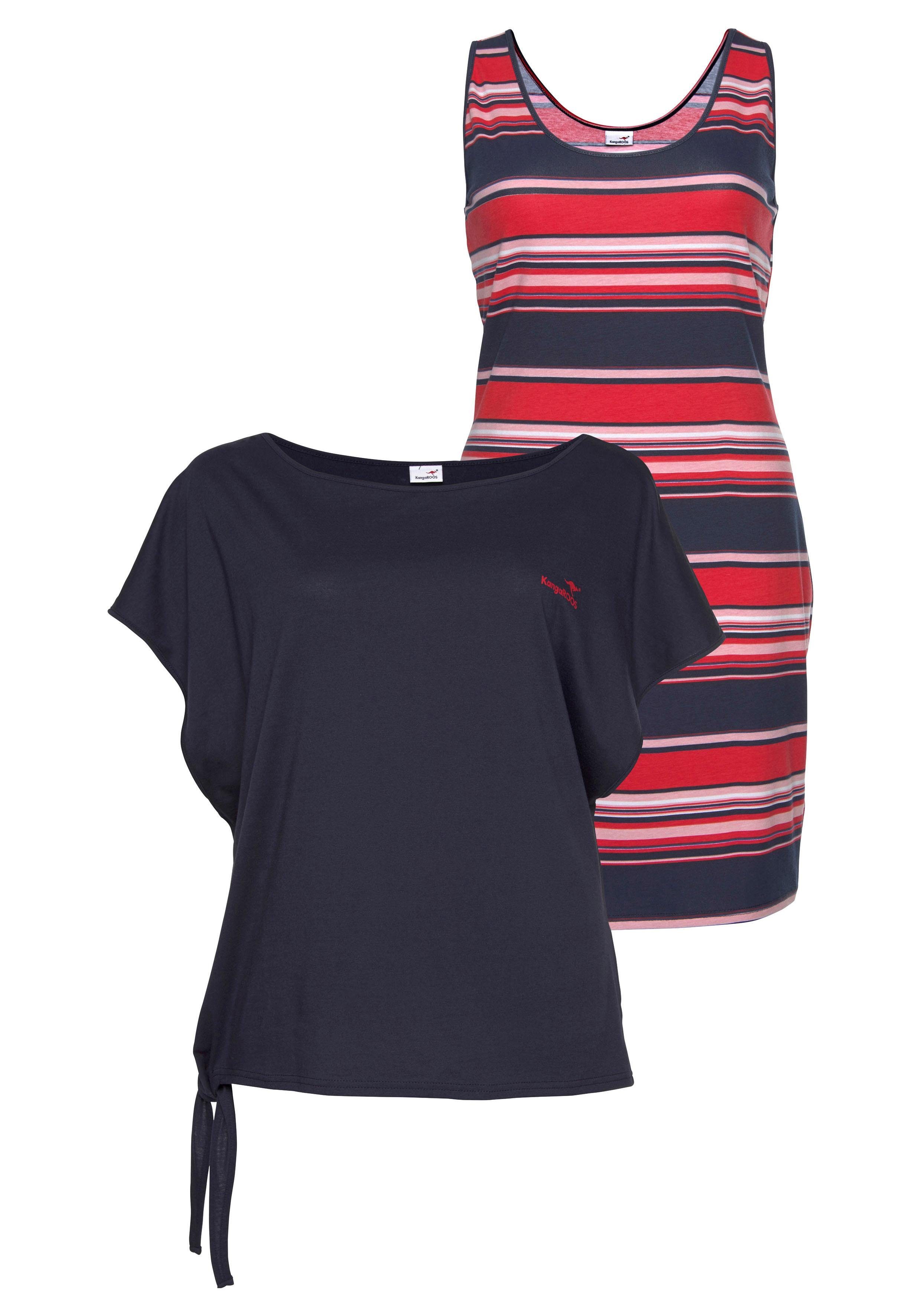 KangaROOS Jerseykleid (Set, 2-tlg., mit T-Shirt) günstig online kaufen