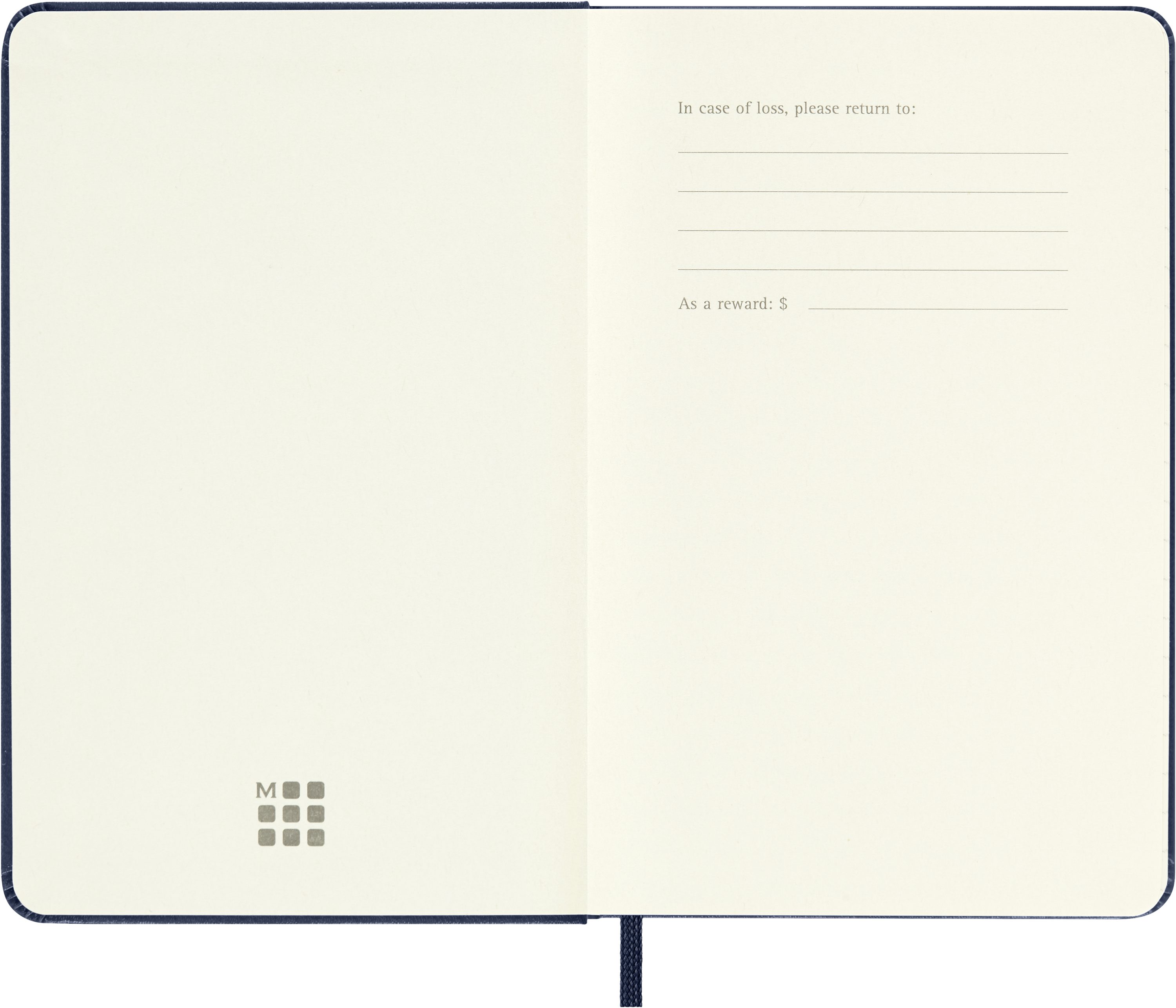 MOLESKINE Buchkalender, MOLESKINE 12 MONATE TAGES NOTIZKALENDER 2027 - HARDCOVER - P/A6 - BLAU