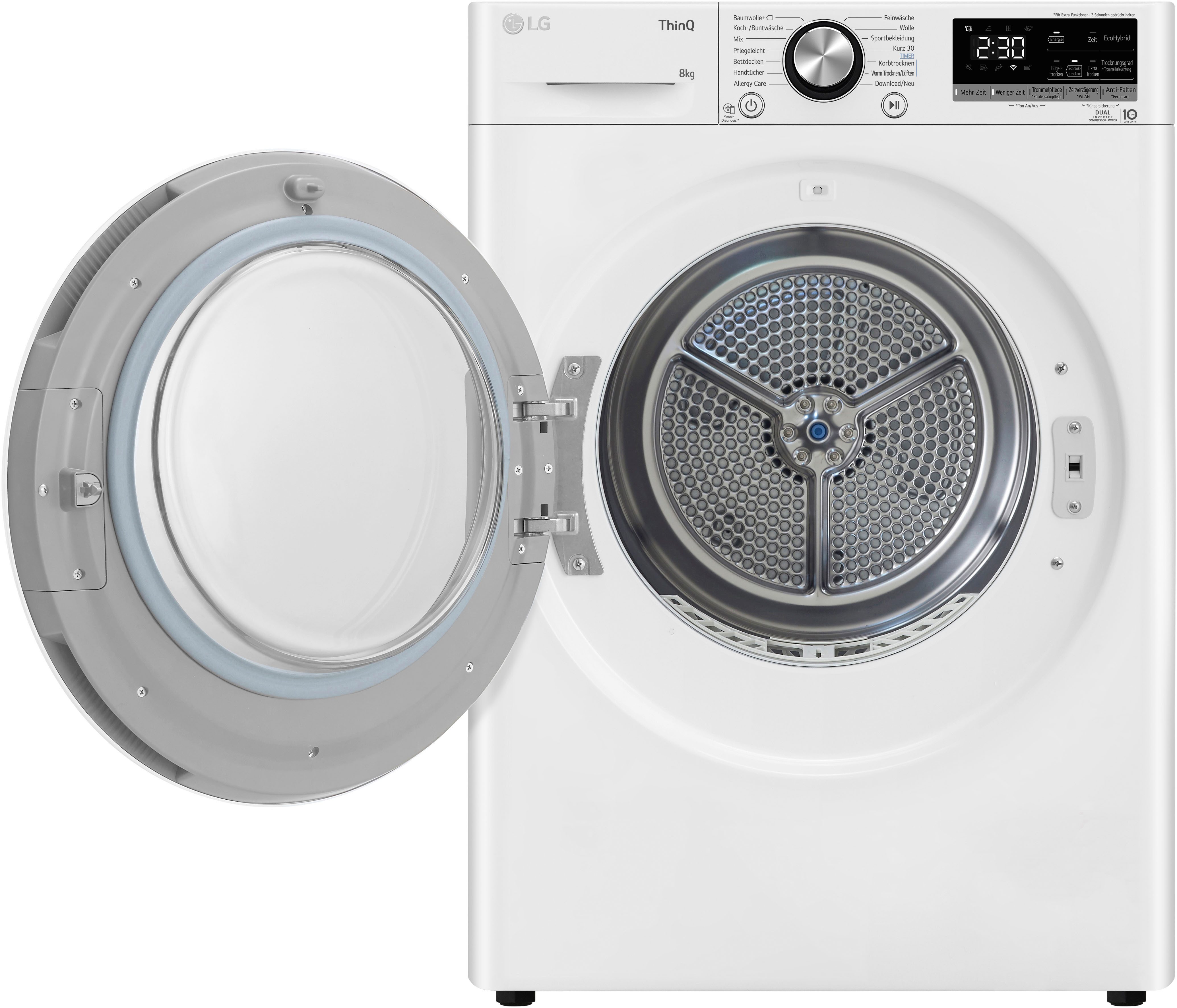 LG Wärmepumpentrockner Vivace RT80V9W