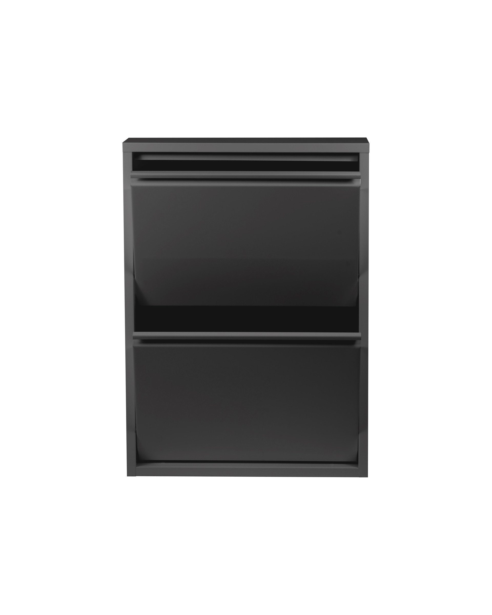PREISBRECHER Schuhkipper BLACK, (1stk) Schwarz lackiert, Metall, montiert - 50x72x15 (BxHxT)
