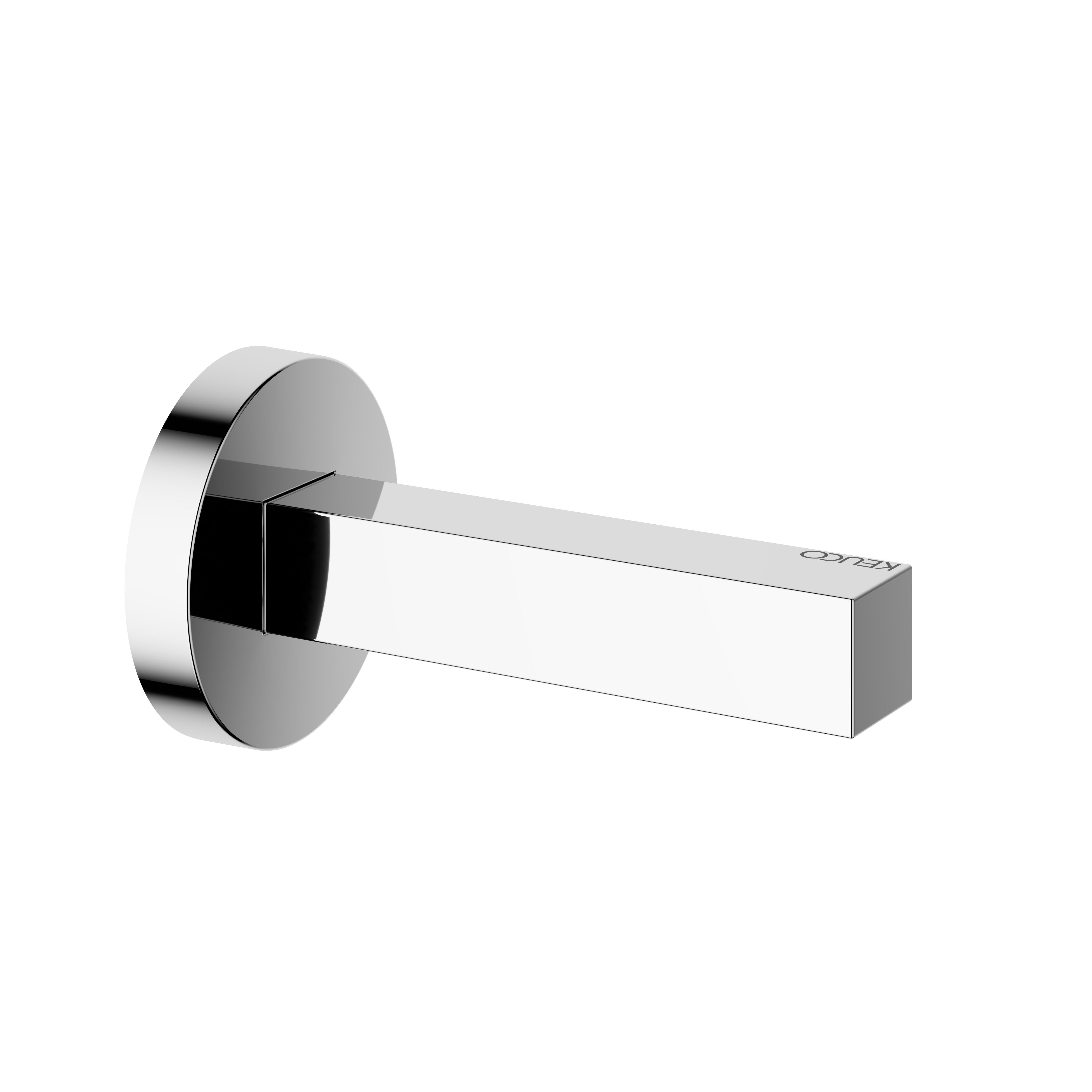 Keuco Toiletten-Ersatzrollenhalter Edition 90, für 1 Rolle (bis 12 cm Breite), aus Metall, verchromt, Made in Germany