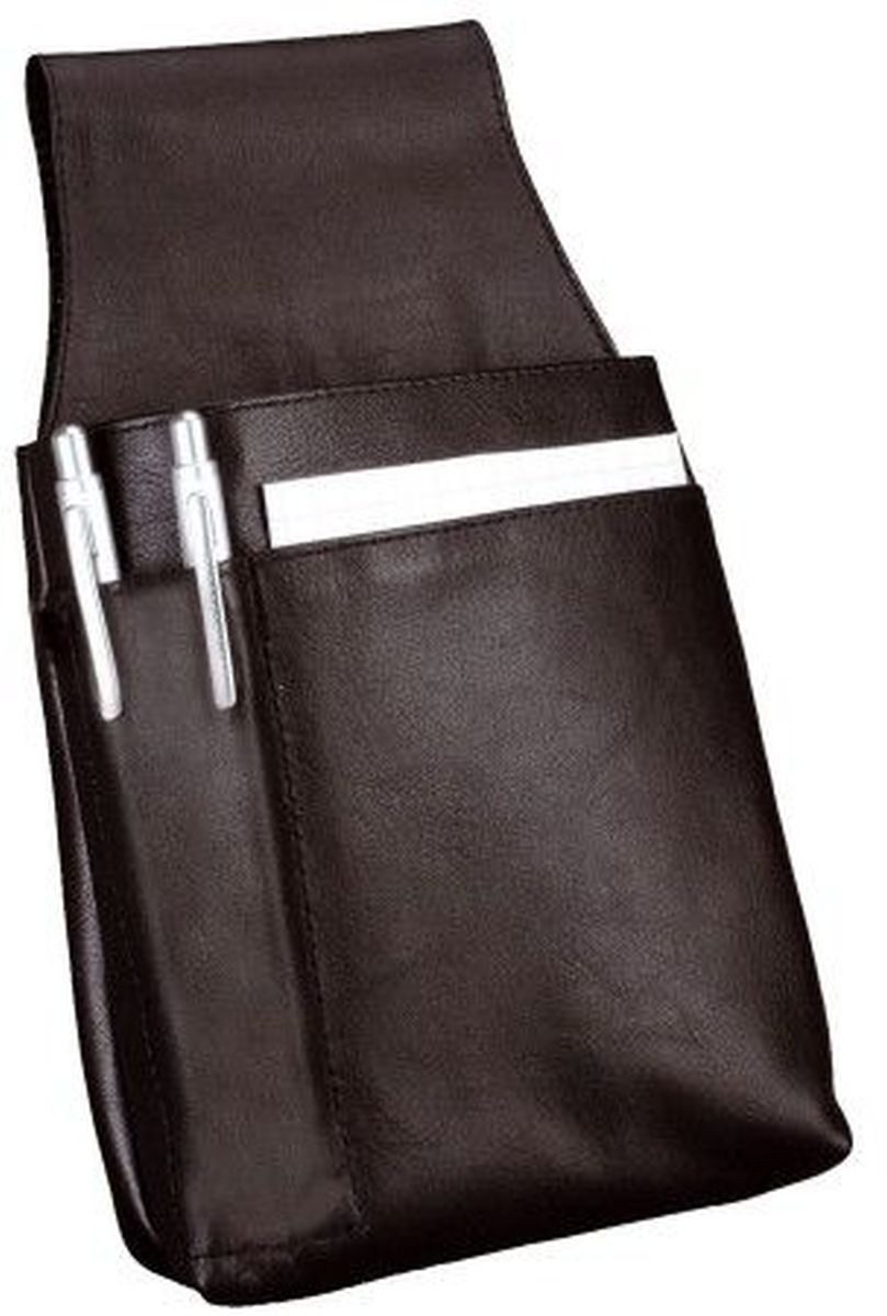 Alassio® Gürteltasche Gürteltasche für Kellnerbörsen 24x13x4cm Leder schwarz