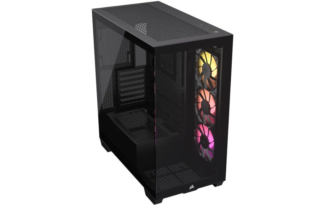 Corsair Gaming-Gehäuse 3500X ARGB Mid-Tower ATX PC-Gehäuse, Gehärtetes Panorama-Glas