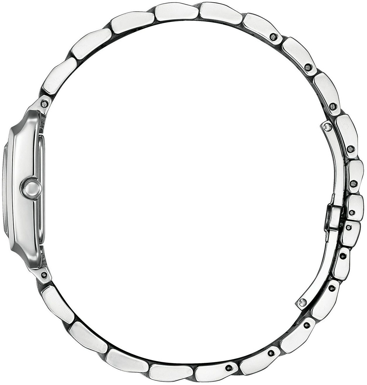 Citizen Solaruhr EW5600-87D, Armbanduhr, Damenuhr, Edelstahlarmband, Saphirglas