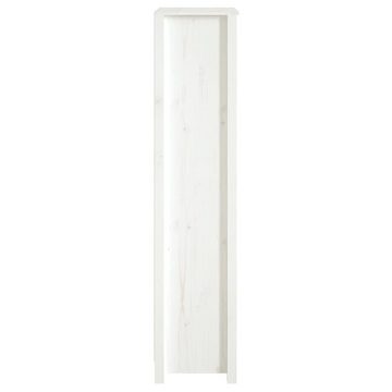 furnicato Bücherregal Weiß 50x35x154 cm Massivholz Kiefer