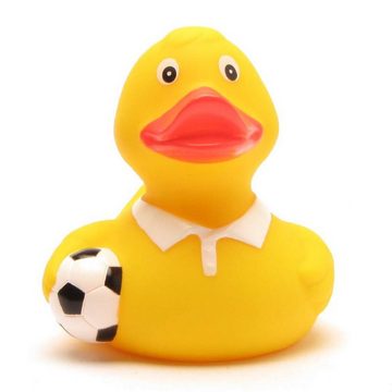 Duckshop Badespielzeug Badeente - Fussballer mit weißem Kragen - Quietscheente