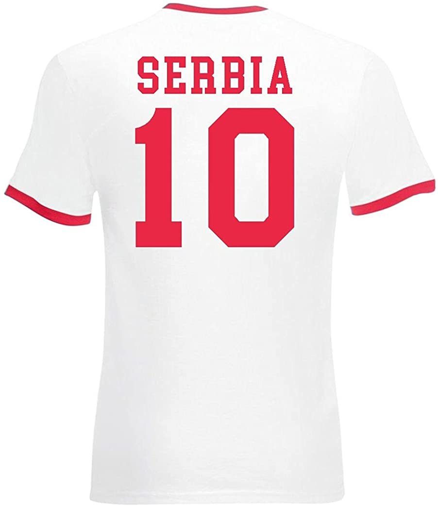 Youth Designz T-Shirt »Serbien Herren T-Shirt im Fußball Trikot Look« mit  trendigem Print
