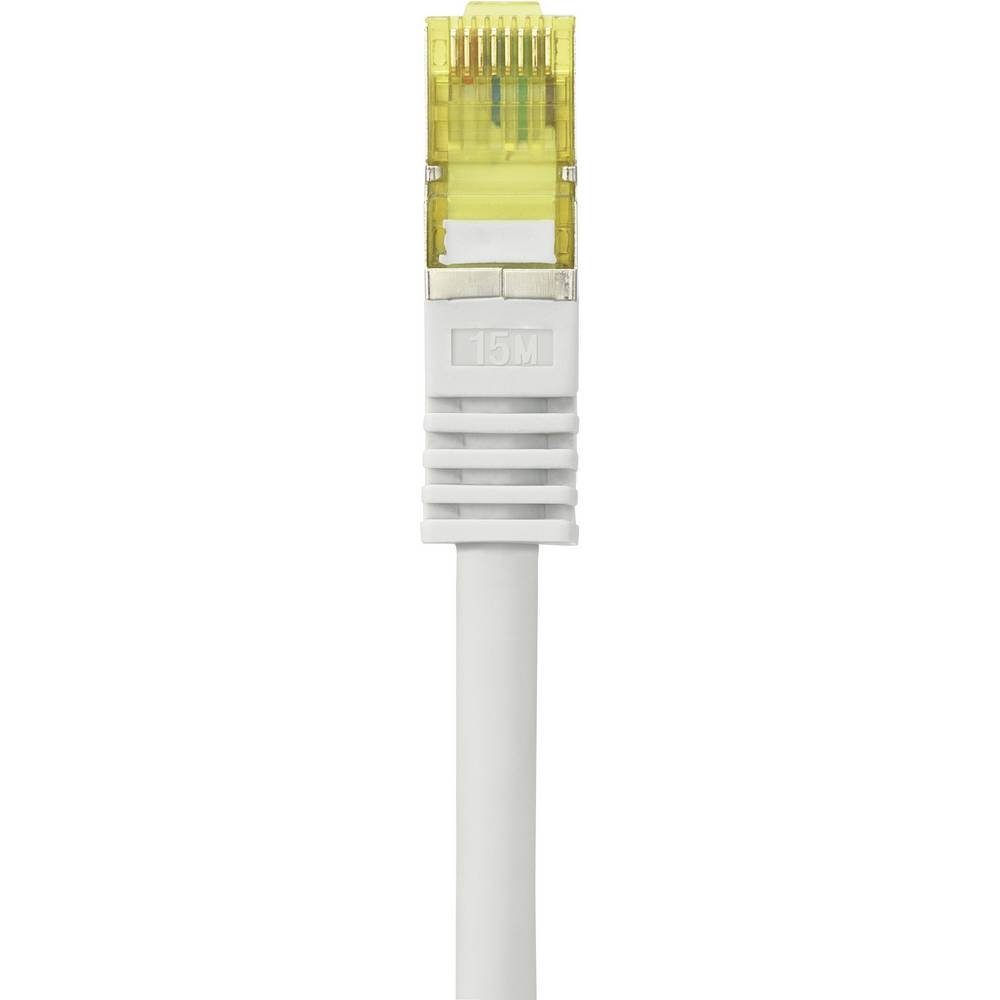 15 (mit Netzwerkkabel CAT6A Rohkabel) (15.00 Renkforce cm) CAT7 LAN-Kabel, S/FTP