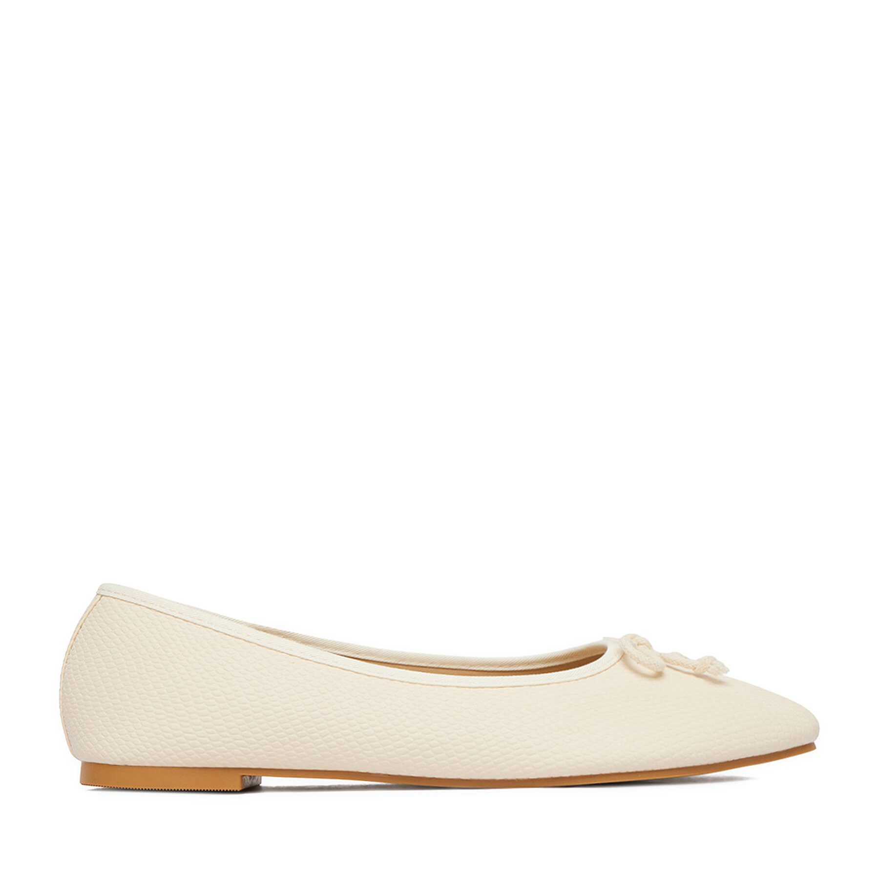 Jenny Jenny Damen-Ballerinas in Creme Ballerina