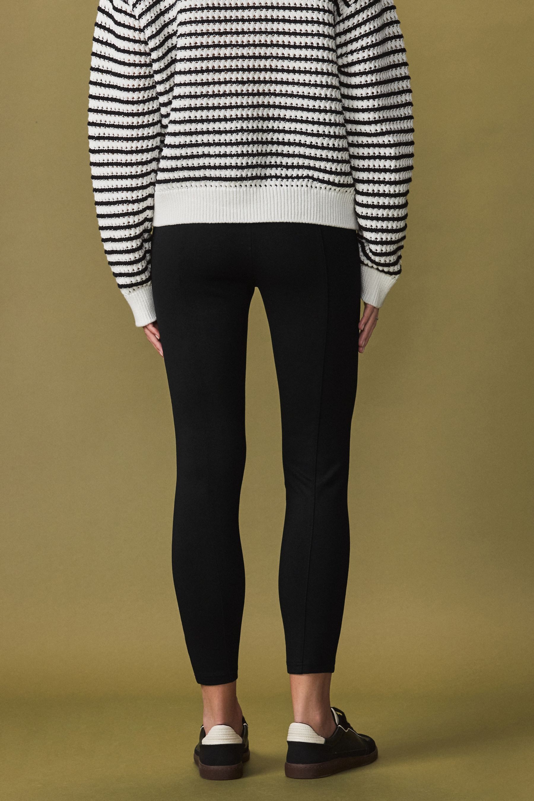 Next Leggings Ponte-di-Roma-Leggings mit Detail an der Taille (1-tlg) günstig online kaufen