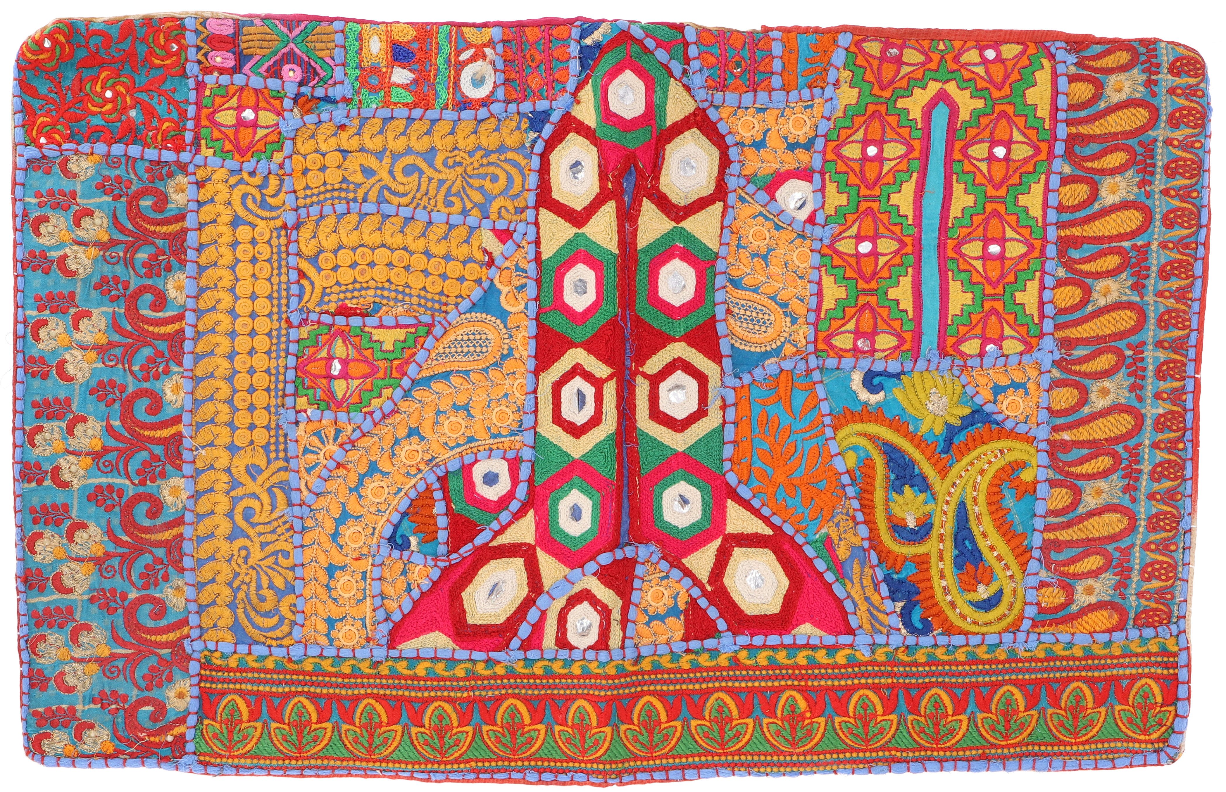Guru-Shop Kissenbezüge Patchwork Kissenhülle 60x40 cm, günstig online kaufen