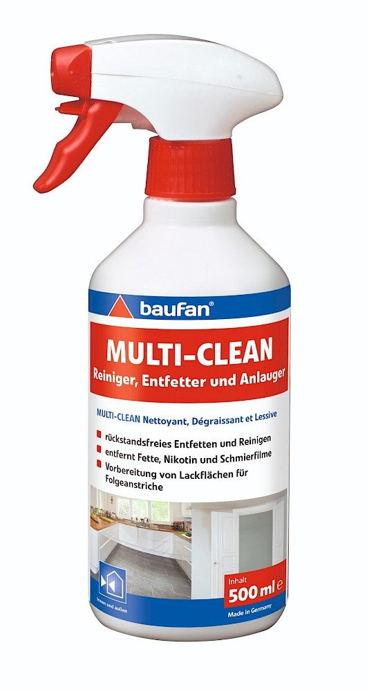 MULTI-CLEAN Reiniger Entfetter Anlauger 500ml Küchenreiniger Universalreiniger