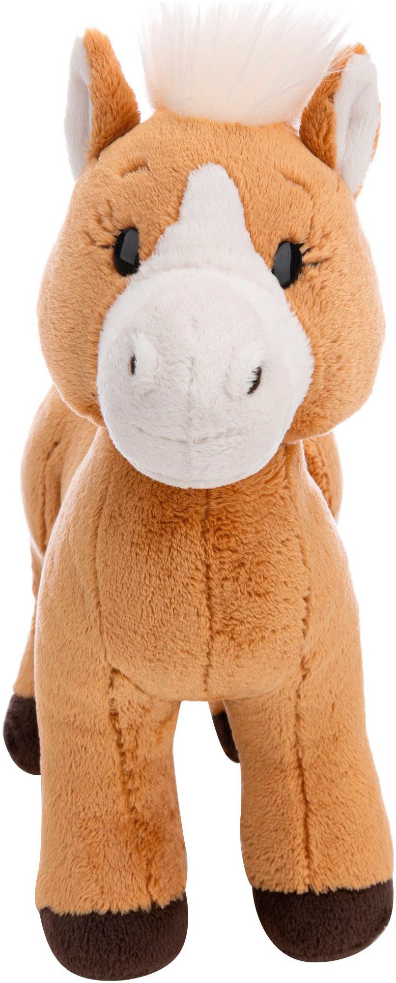 Nici Kuscheltier Farm Friends, Pferd braun Holly K. Pony, 27 cm stehend, enthält recyceltes Material