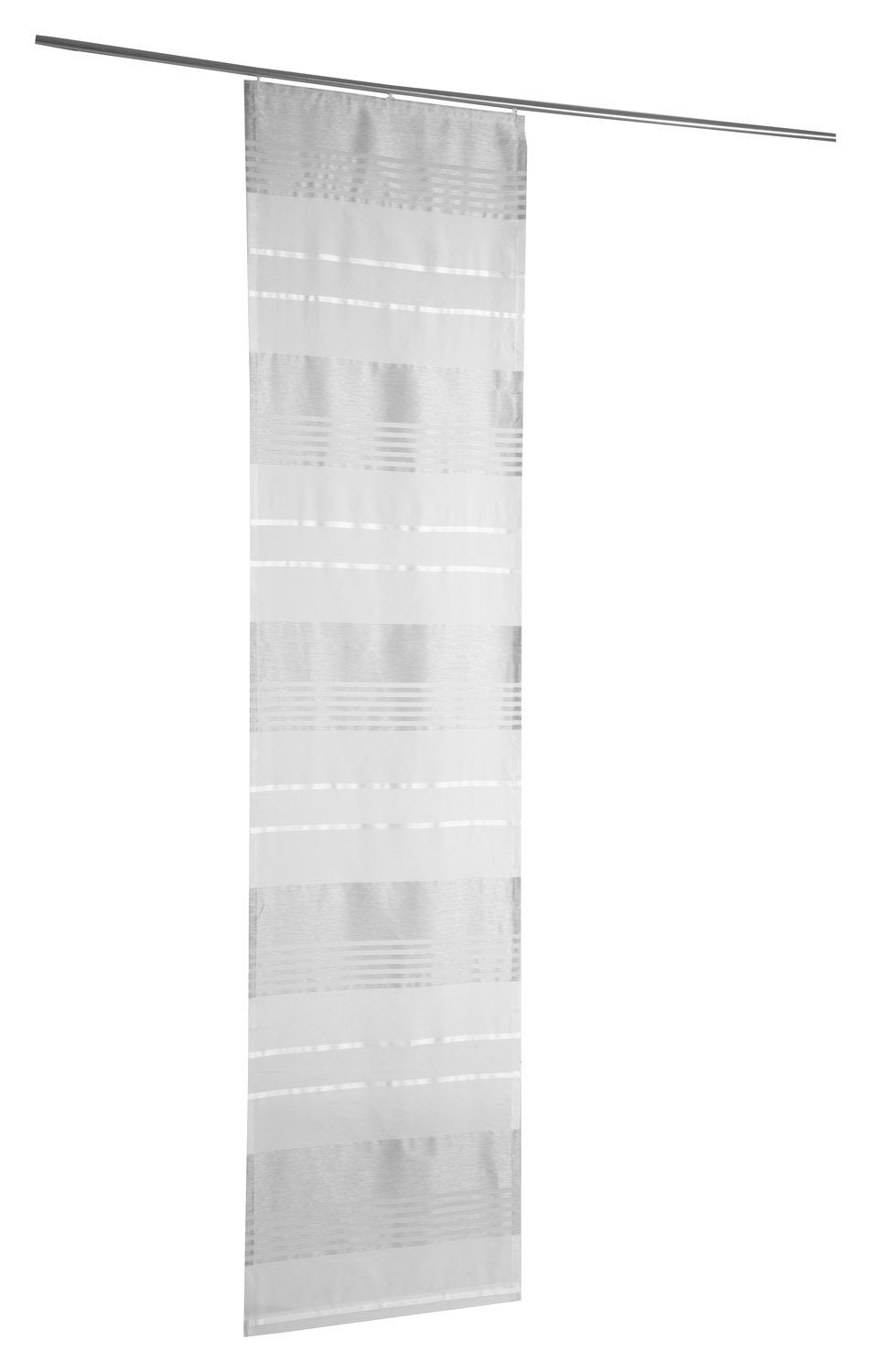 x Paneelwagen, cm, L B SANDY, transparent 245 Flächenvorhang, Vorhang Grau, 60