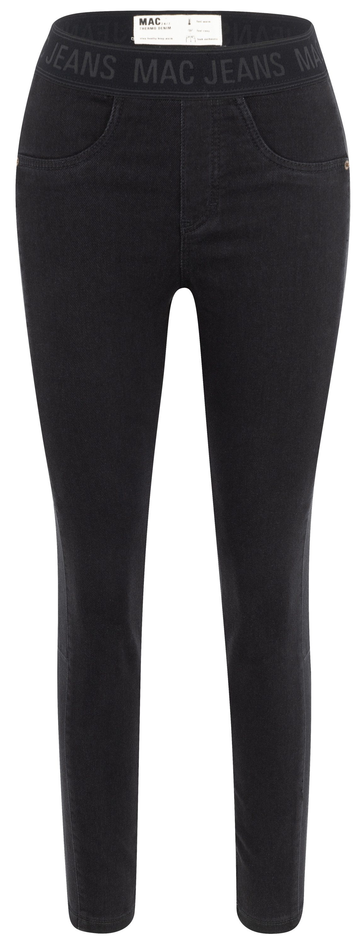 Stretch-Jeans MAC LEGGINGS discreet black wash 5903-90-0354 D977 - THERMO