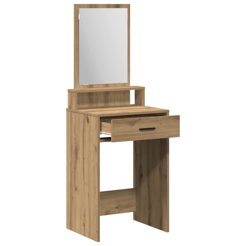 vidaXL Schminktisch Schminktisch Artisan-Eiche 50 x 41 x 140 cm Holzwerkstoff (1-St) – Bild 5 von 5