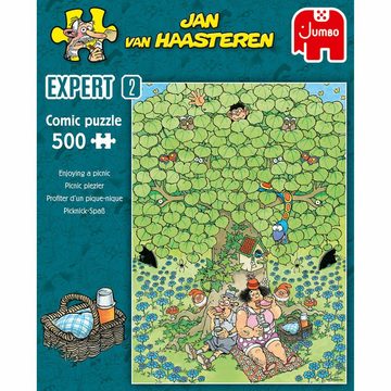Jumbo Spiele Puzzle Jan van Haasteren Expert - Picknick 500 Teile, 500 Puzzleteile