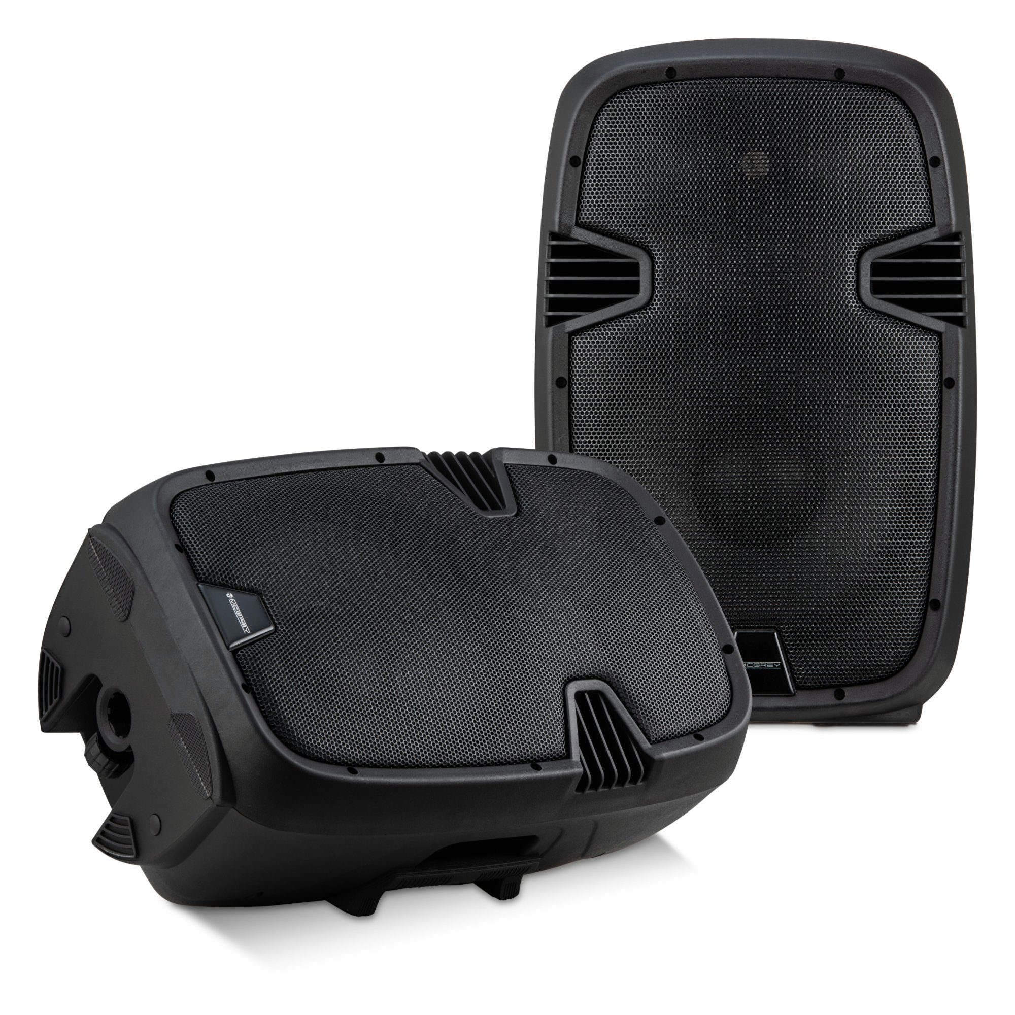 McGrey P212 MA Aktive PA-Box Lautsprecher (Bluetooth, 120 W, FM/USB/SD/MP3-Player - 2-Wege-System mit 12" Woofer und 1" Hochtöner)