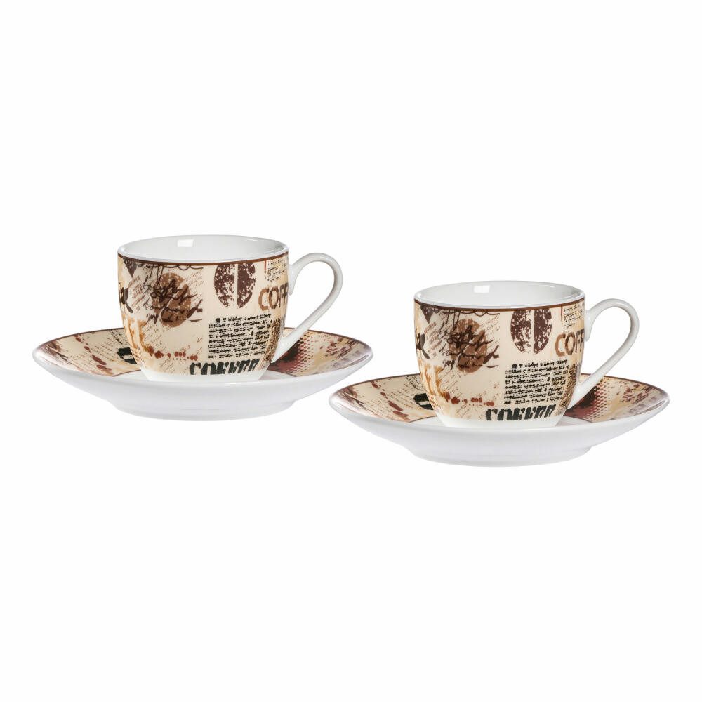 Espressotasse Crema 4-tlg. Beige 90 ml