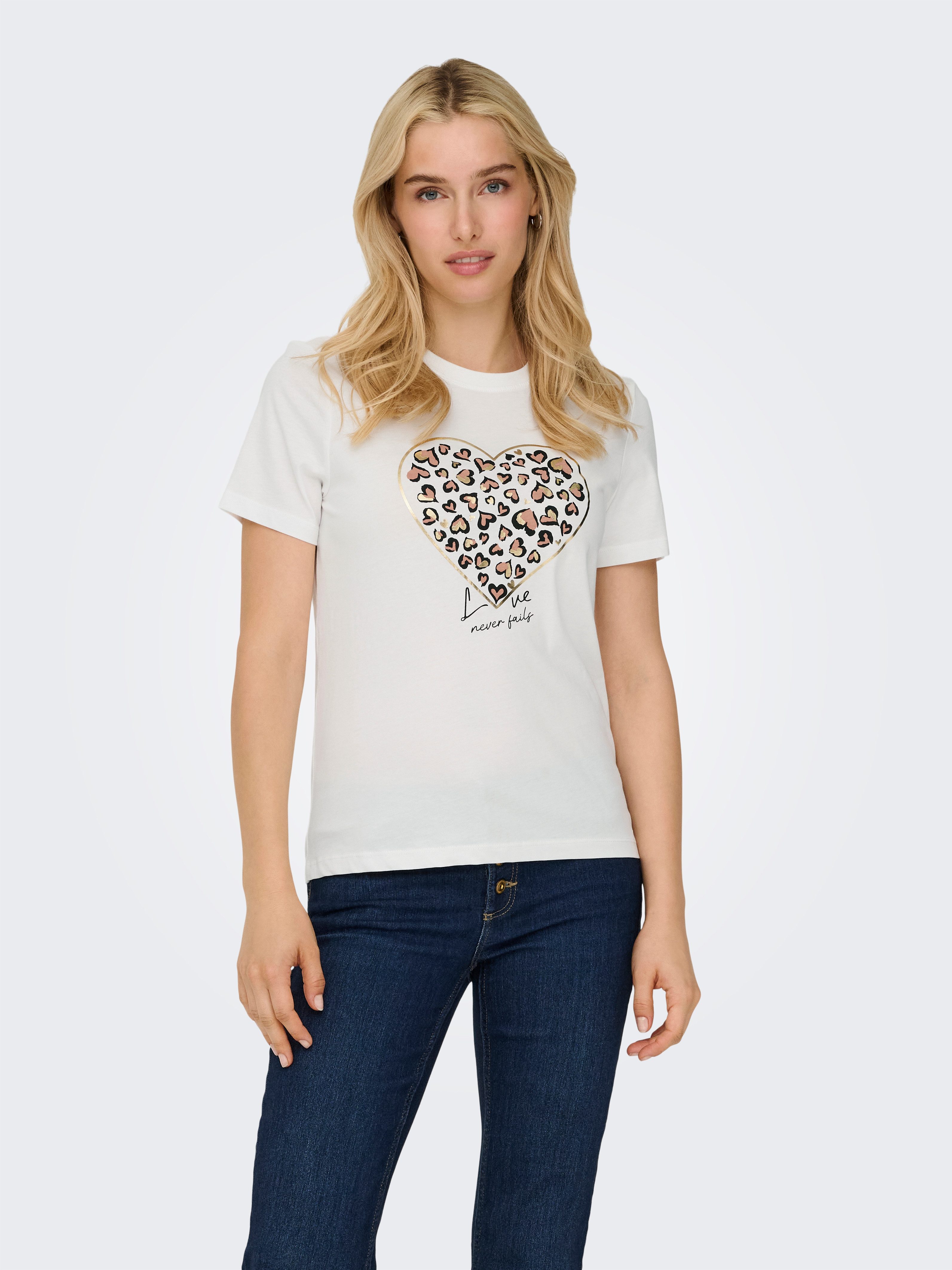 ONLY Kurzarmshirt ONLTANYA LIFE REG S/S günstig online kaufen