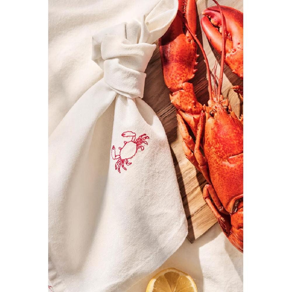 Ib Laursen Stoffserviette Ib Laursen Stoffserviette Atlantis Krabbe (40x40cm)