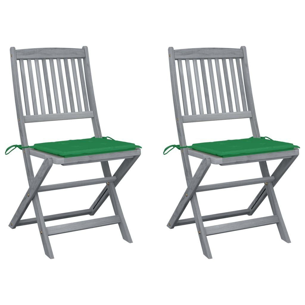 vidaXL Gartenstuhl Klappbare Gartenstühle 2 Stk. günstig online kaufen