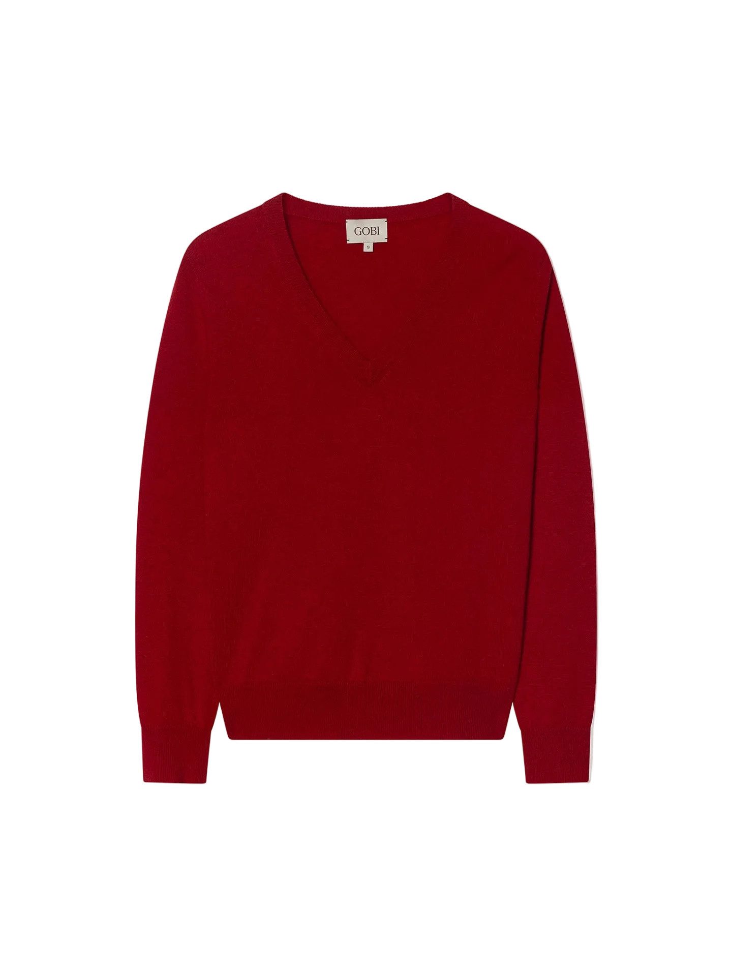 GOBI Cashmere Polokragenpullover Damen Kaschmirpullover mit V-Ausschnitt