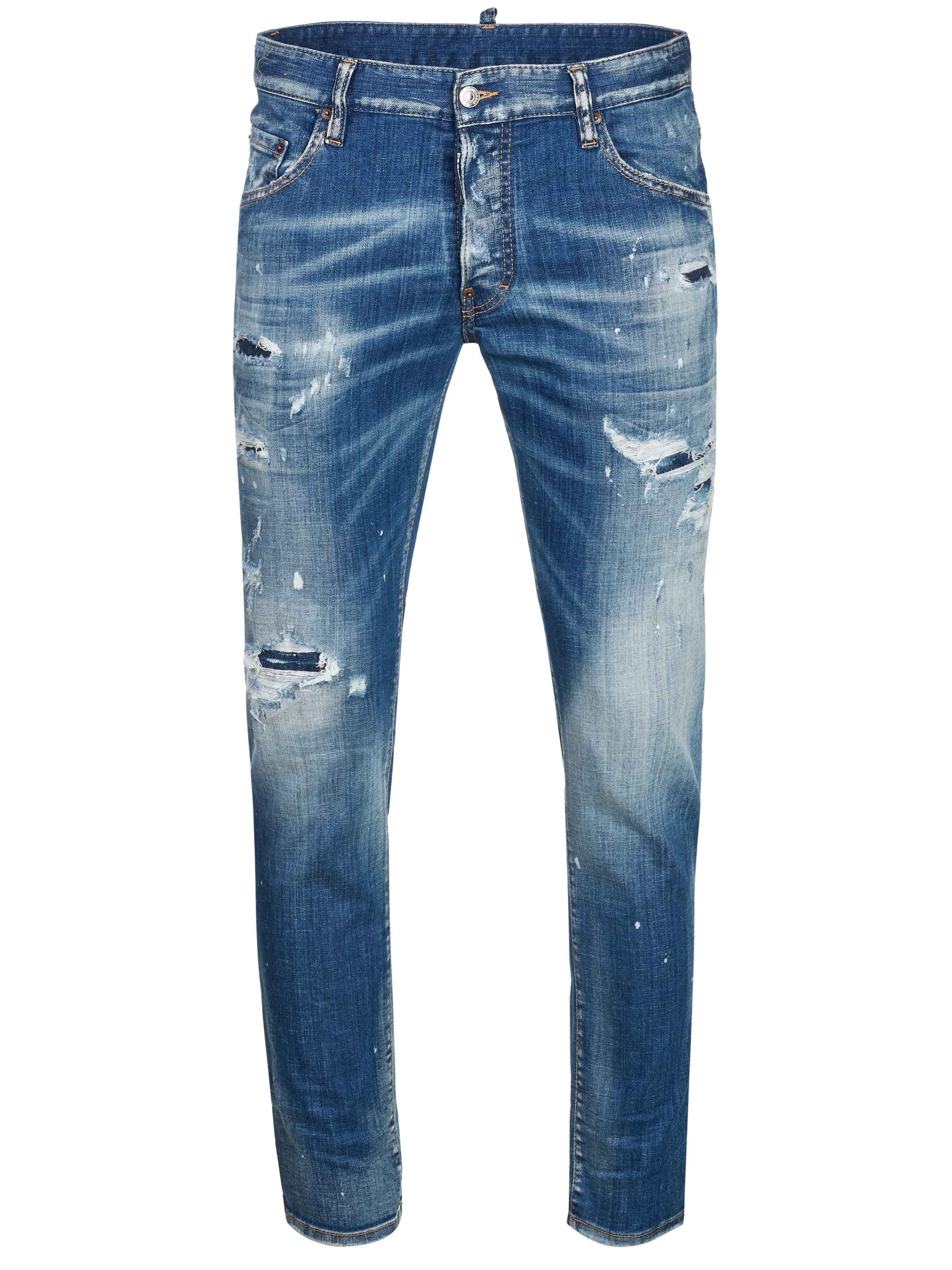 Dsquared2 Jeans Straight Fit DQ2252 D0ABT In Denim