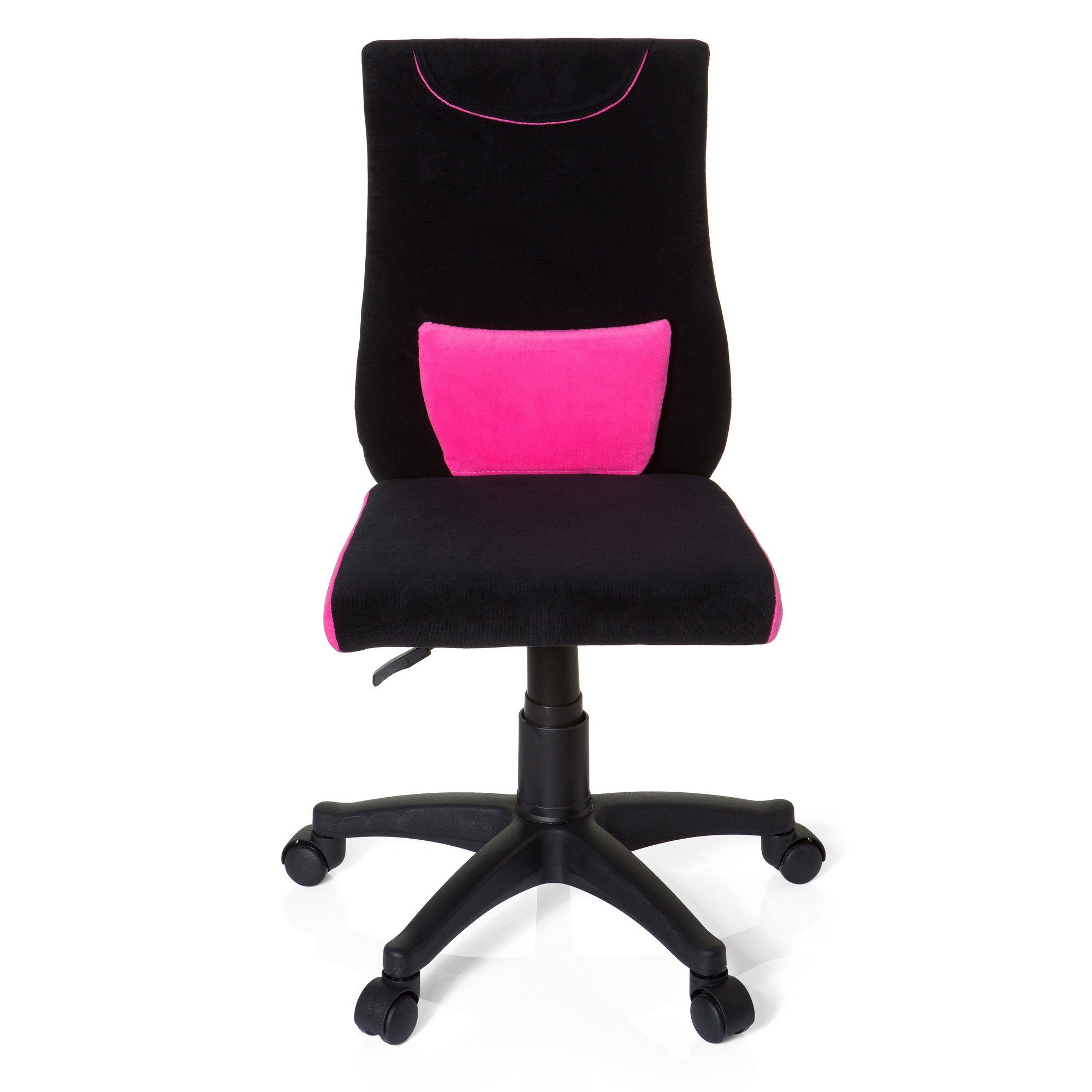 hjh OFFICE Drehstuhl Kinderdrehstuhl KIDDY PRO Stoff ohne Armlehnen (1 St), mitwachsend, ergonomisch Pink