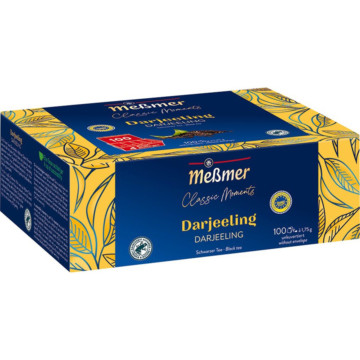 Meßmer Tee, Meßmer Classic Moments Darjeeling liebliches Aroma Schwarztee 175g